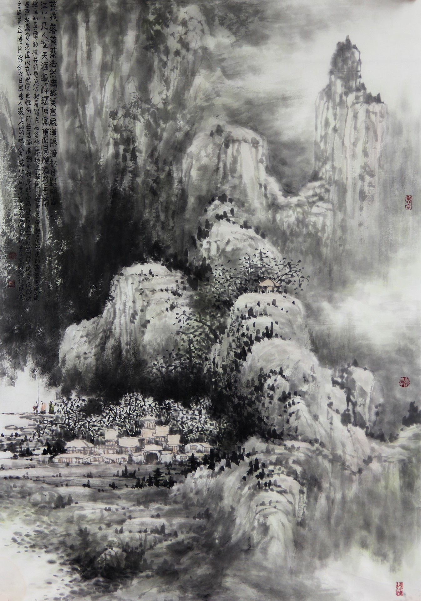 荒戍落黄叶